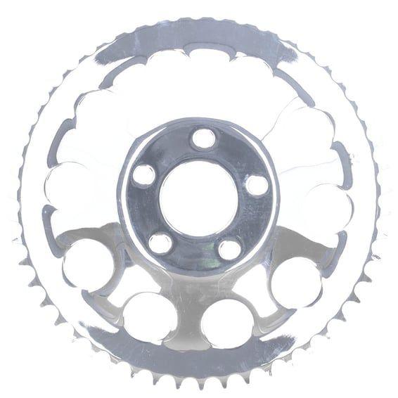 Rear sprocket, chrome. 51t