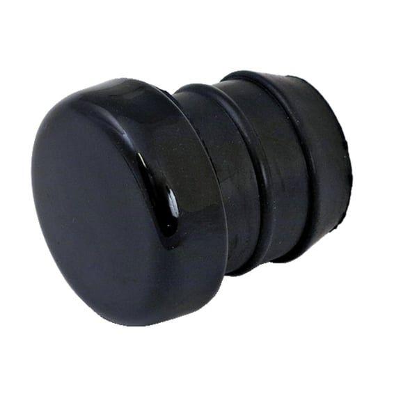Oil tank fill plug. Black