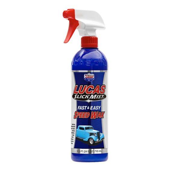 Lucas, slick mist. Speed wax