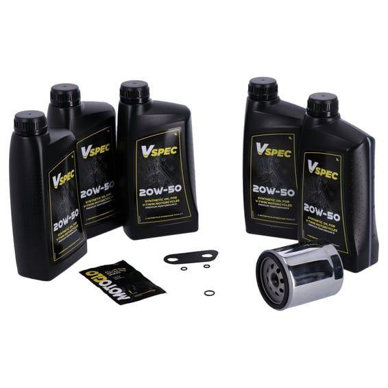 'Big Oil' service kit. Full synthetic. Chrome filter