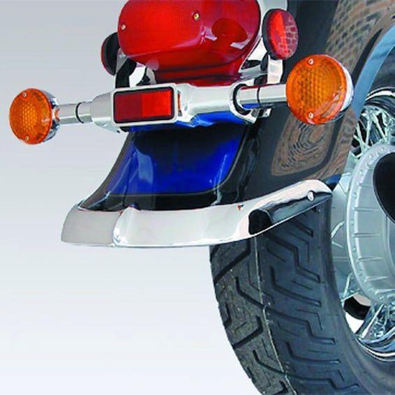 NC cast rear fender tip chrome