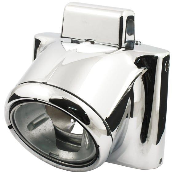 7" headlamp housing kit. Chrome