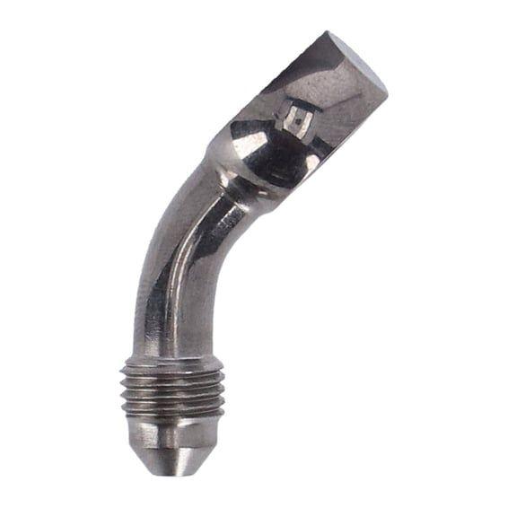 Slimline banjo fitting 3/8", 45 degrees. SS