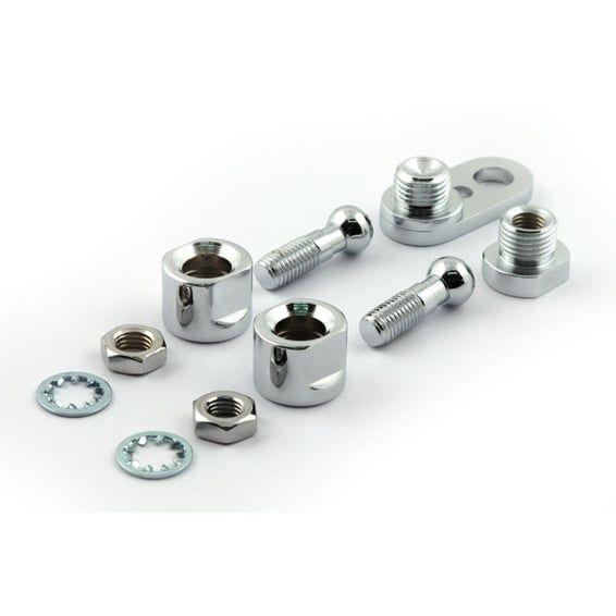 turn signal mount kit. Front. L/R. chrome