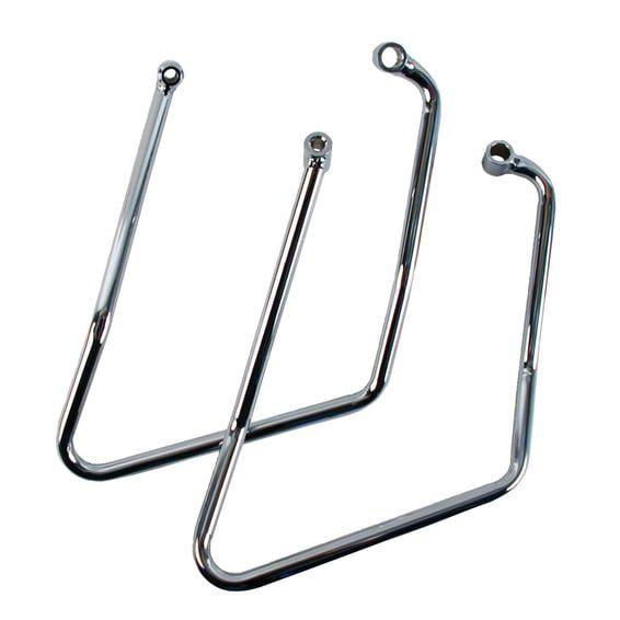 Saddlebag support kit. Chrome