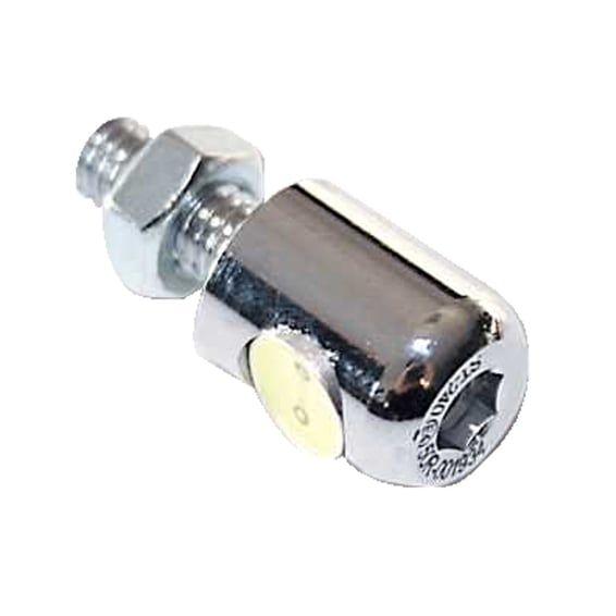 Hagler, LED license plate mount bolt. Chrome