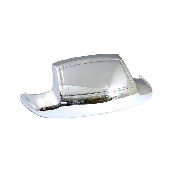 Front fender tip 'plain'. Chrome