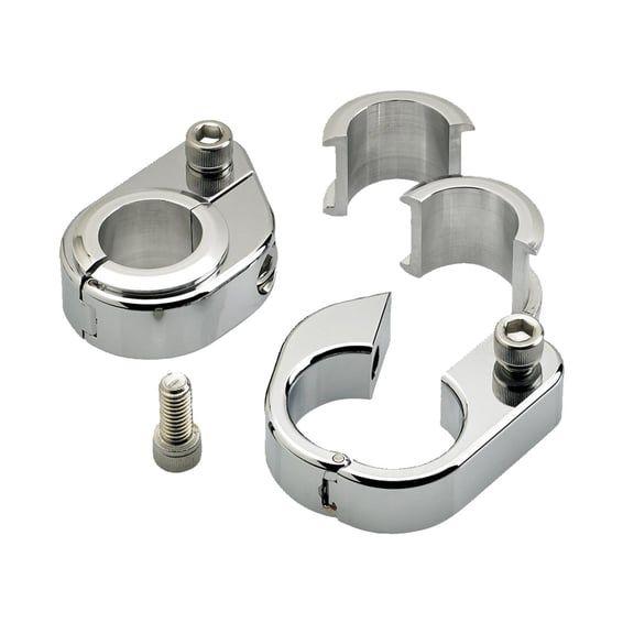 straight o/s speed clamps chrome