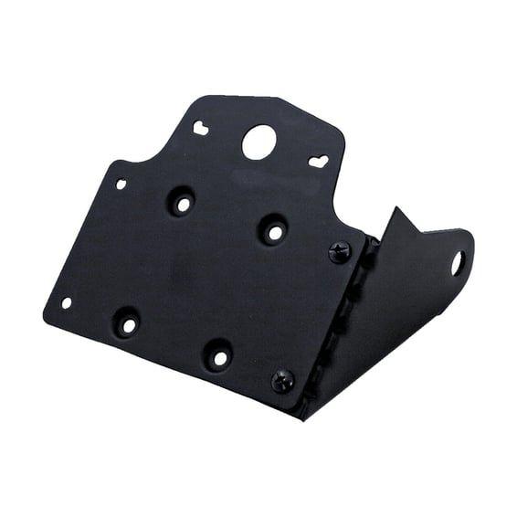 Side mount license plate bracket. Black