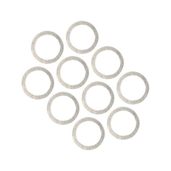 brake line washers, 7/16" (11mm). Aluminum