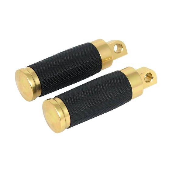 Caliber footpegs, brass