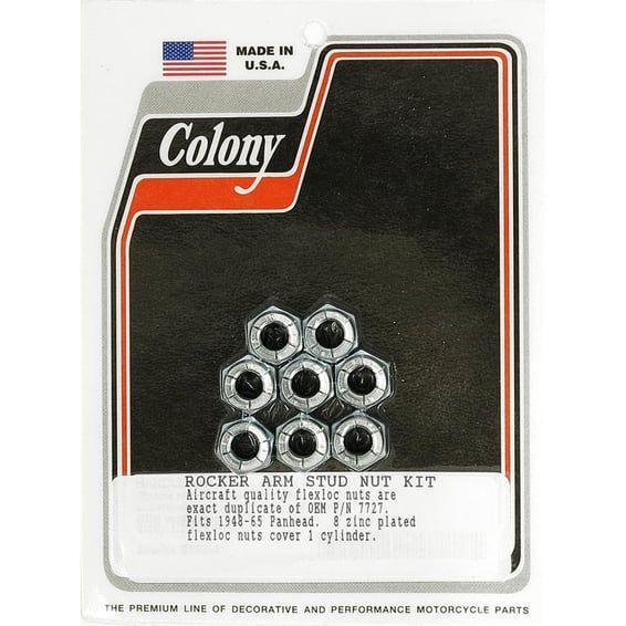 Panhead rocker arm stud flex nut set
