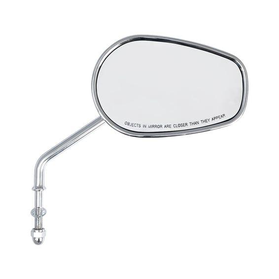 Riptide tapered mirror set, long stem. Chrome
