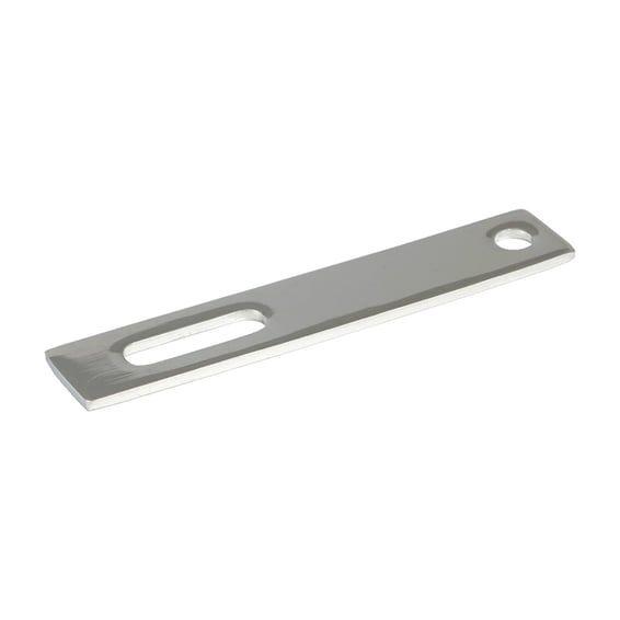 Universal exhaust mount bracket. 4-3/4" long, 2 holes