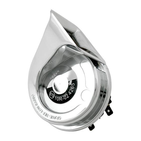 OEM style horn, 'Early Square Style'. Chrome