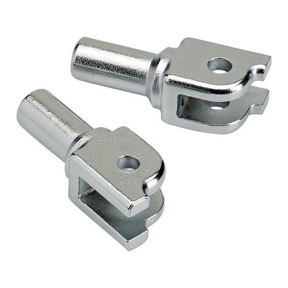 foot peg clevis rider. Chrome