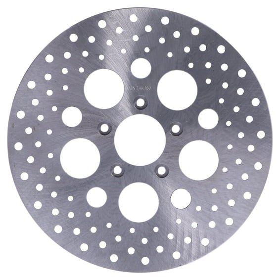 Brake rotor L/R front, 11.5" drilled stainless