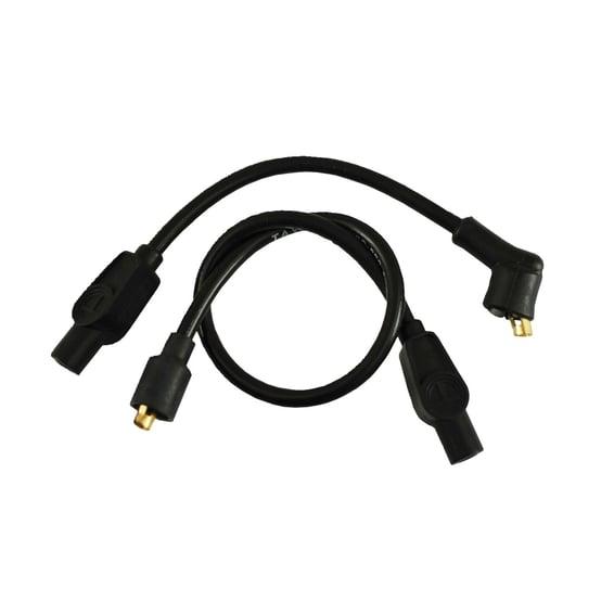 8mm Pro Wire spark plug wire set. Black
