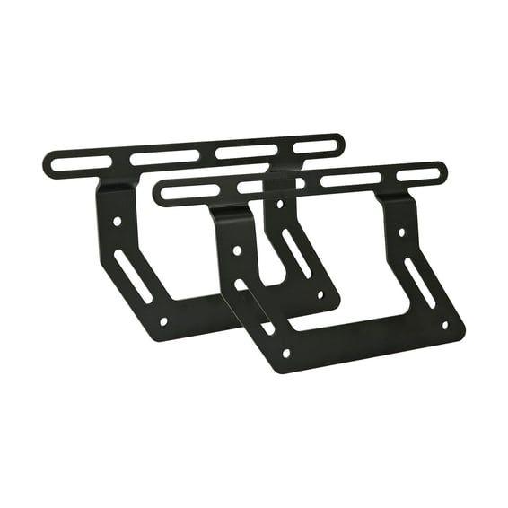 Saddlebag support set. Matte black