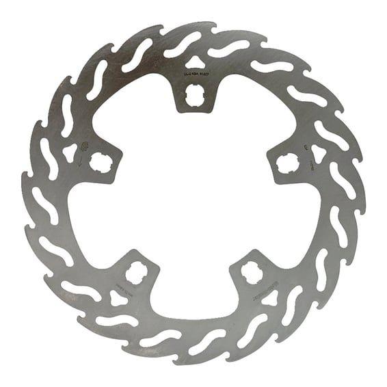 Flame front brake rotor. Front right