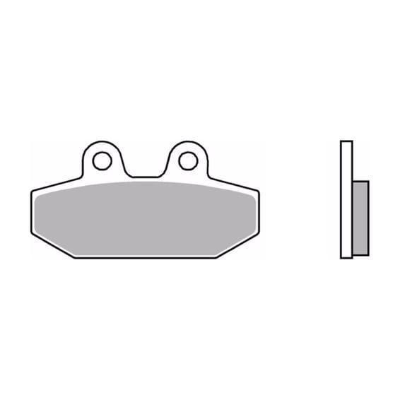 brake pad set. Sintered. Rear