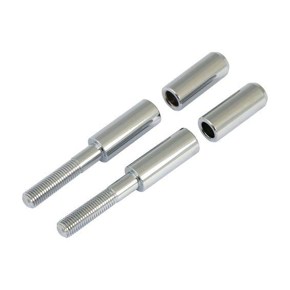 Mirror stem extension kit. Chrome