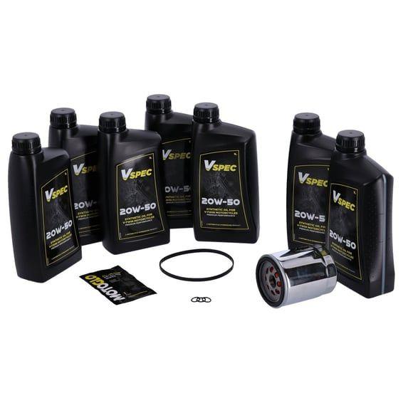 'Big Oil' service kit. Full synthetic. Chrome filter