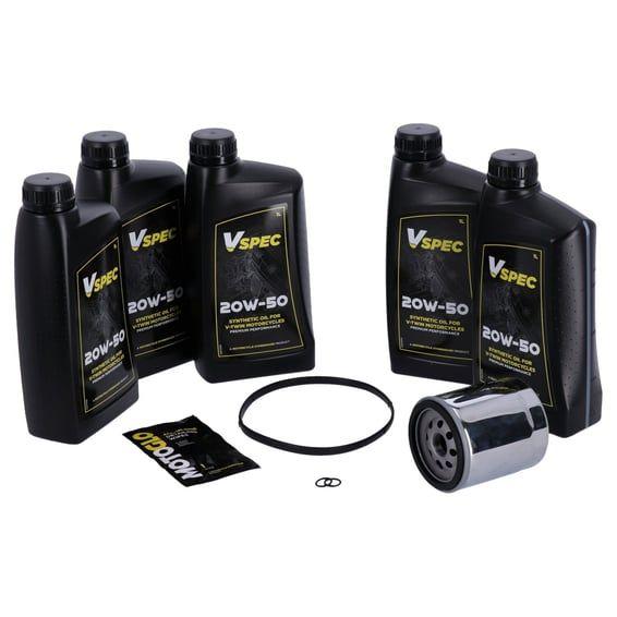 'Big Oil' service kit. Full synthetic. Chrome filter