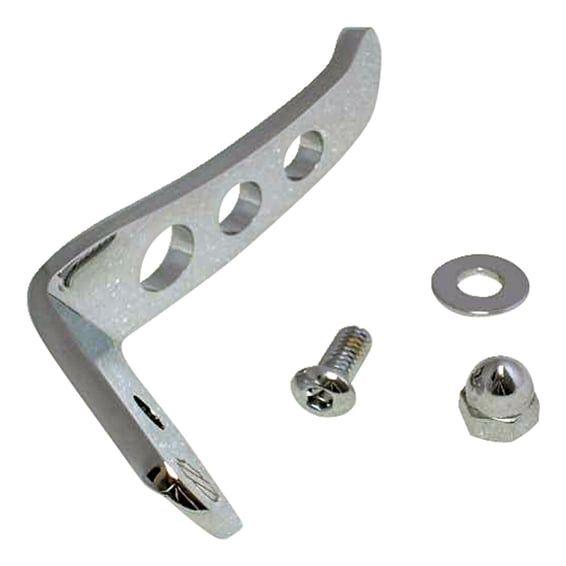 Kick stand extension tab kit. Chrome