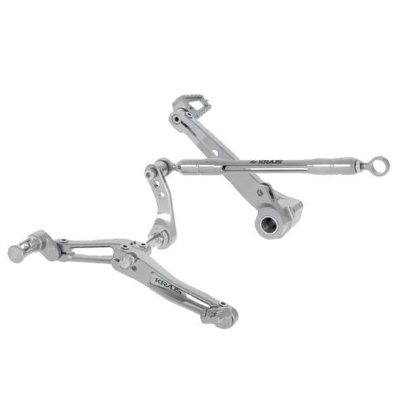 Apex SS3 Bagger foot controls. Machined Finish