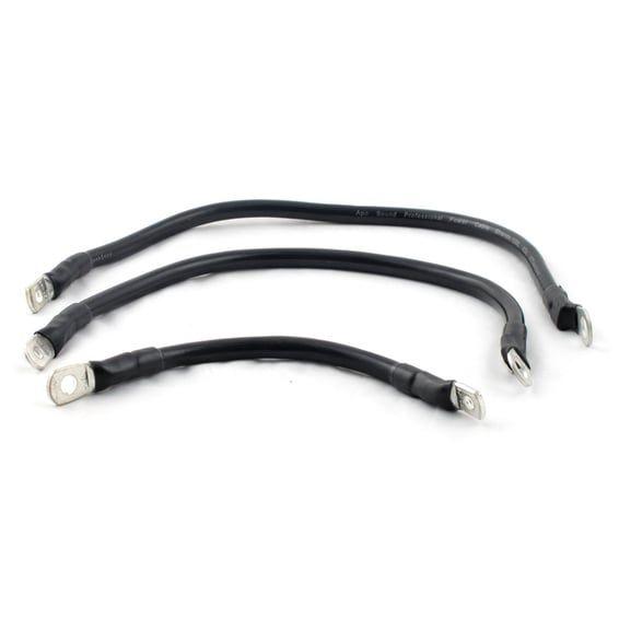 battery cable kit. Black. 11", 16"