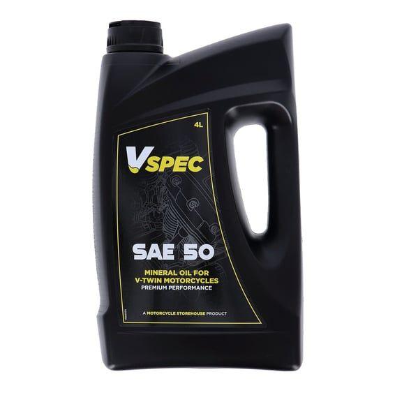 SAE 50 (Mineral) motor oil. 4 liter bottle