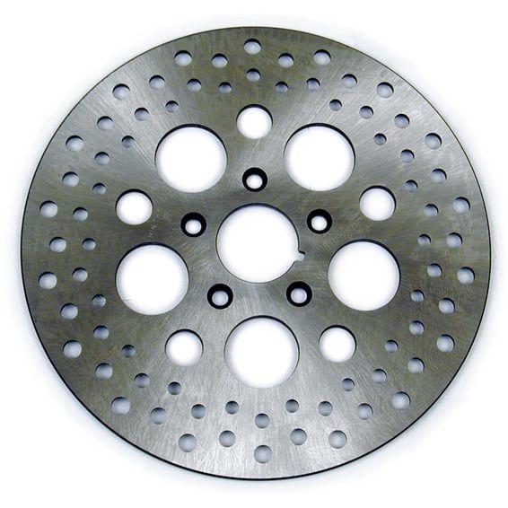 Brake rotor drilled 11.5". Stainless
