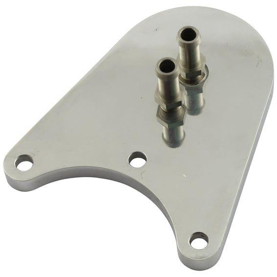 4-sp transm. mounted oil filter bracket. Front