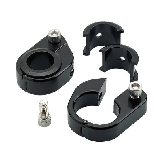 straight o/s speed clamps black