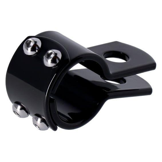 3-piece clamp 1-1/4". Black steel