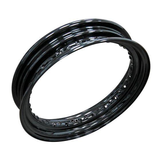 Black dropcenter rim, 3.00 x 16
