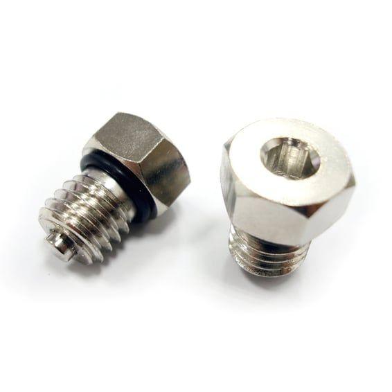Primary oil drain plug. magnetic