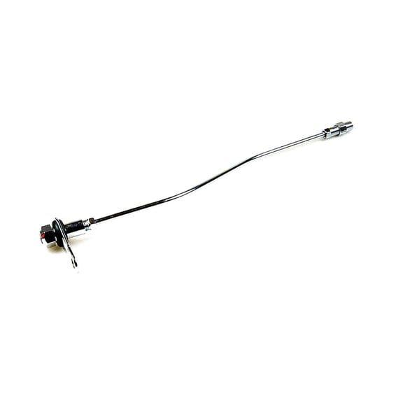 Fitting tube, oil pressure gauge. Chrome