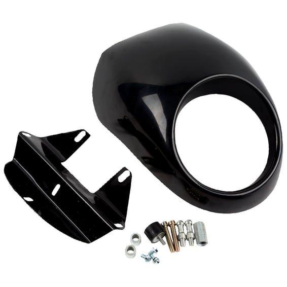 Upper headlamp fly fairing