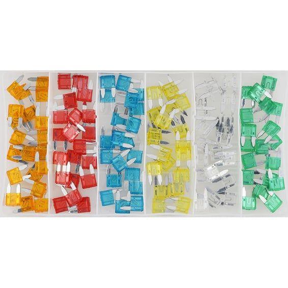 mini fuse assortment box. 120-piece