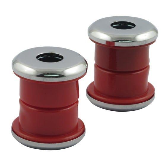 Handlebar damper kit, red polyurethane