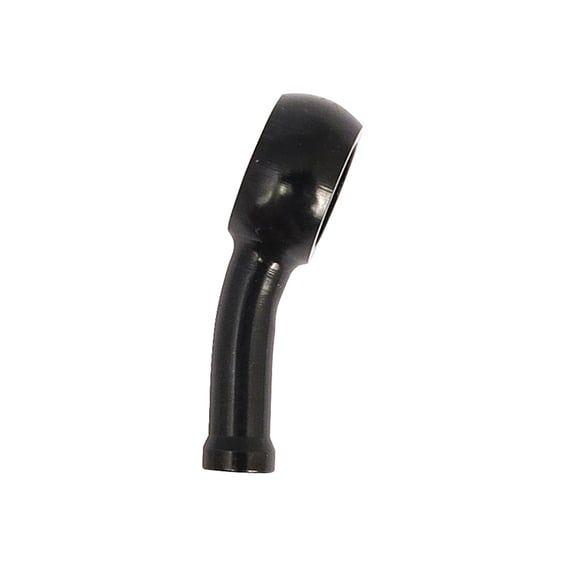 Varioflex Banjo fitting black 7/16"-11mm, 20 degree down