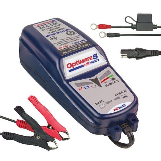 Tecmate OptiMATE 5, Volt Matic 6/12V battery charger