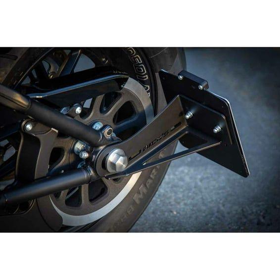 side mount License plate bracket. Black