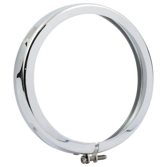 Late style spotlamp trim ring. 4.5". Chrome