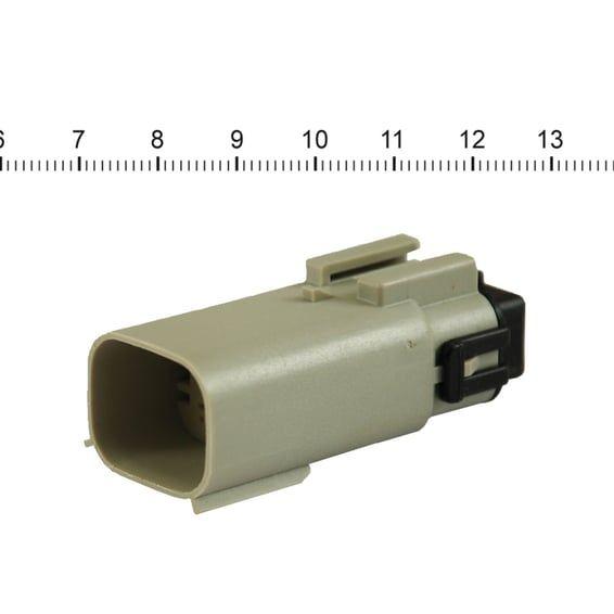 NAMZ, Molex MX-150 connector. Gray, receptacle, 8-pin