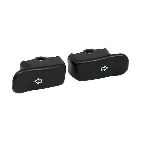 Turn signal switch extender cap set. Black