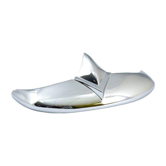 59-66 'V' front fender tip. Chrome