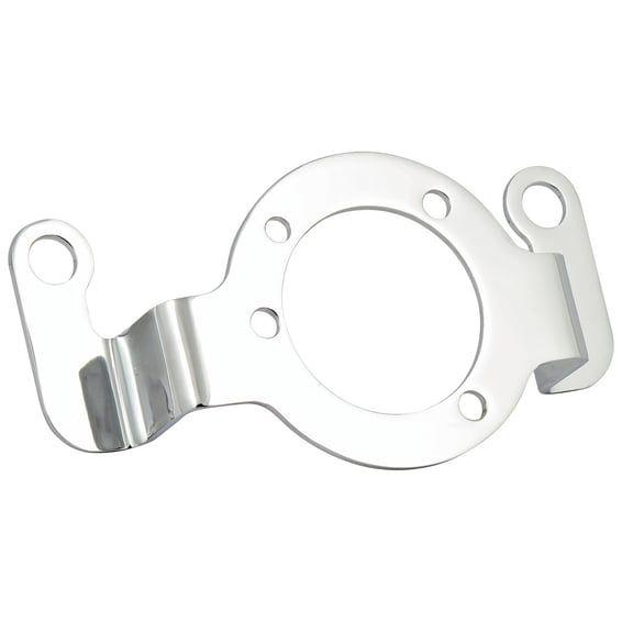 Air cleaner adapter bracket. Chrome